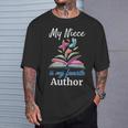 My Niece Is My Favorite Author For Book Lovers T-Shirt Gifts for Him My Niece Is My Favorite Author For Book Lovers T-Shirt Gifts for Him