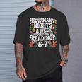 How Many Nights A Week Should You Be Reading 6-7 Books T-Shirt Gifts for Him