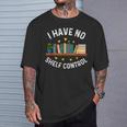 I Have No Shelf Control Librarian Book Lovers T-Shirt Gifts for Him