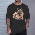 Norwegian Elkhound Books Reading Dog Breed Graphic T-Shirt Gifts for Him