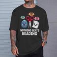 Nothing Beats Reading Rock Paper Scissors Book Lover T-Shirt Gifts for Him