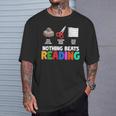 Nothing Beats Reading Rock Paper Scissors For Book Lover T-Shirt Gifts for Him