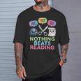 Nothing Beats Reading Rock Paper Scissors Game Book Lover T-Shirt Gifts for Him