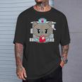 Nurse Cat Anime Feline Book Men Women Kids T-Shirt Gifts for Him