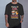 Once Upon a Time Girl Who Really Loved Books & Cat Reading T-Shirt Gifts for Him Once Upon a Time Girl Who Really Loved Books & Cat Reading T-Shirt Gifts for Him