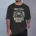 Oops I Got Bought Book Reading Cat Bibliophile Reader T-Shirt Gifts for Him