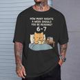 Orange Cat Reading Book 67 Six Seven Meme T-Shirt Gifts for Him
