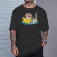 Otter Reading Bookaholics Sea Otter And Book Lover T-Shirt Gifts for Him Otter Reading Bookaholics Sea Otter And Book Lover T-Shirt Gifts for Him
