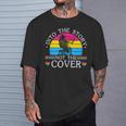 Pansexual Pride Genderqueer Book Pun Pansexuality Pan Pride T-Shirt Gifts for Him