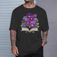 Pansies Flowers Book Pansy Floral T-Shirt Gifts for Him Pansies Flowers Book Pansy Floral T-Shirt Gifts for Him