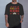 Peace Love Reading Book Nerd Book Geek T-Shirt Gifts for Him Peace Love Reading Book Nerd Book Geek T-Shirt Gifts for Him