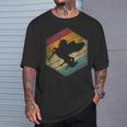 Pegasus Horse Unicorn Books Magic Reading Retro Fantasy T-Shirt Gifts for Him