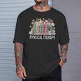 Physical Therapy Floral Book Easter PT Physical Therapist T-Shirt Gifts for Him Physical Therapy Floral Book Easter PT Physical Therapist T-Shirt Gifts for Him