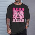 Pink Leopard Read Coquette Bow Girls Retro Groovy Reading T-Shirt Gifts for Him Pink Leopard Read Coquette Bow Girls Retro Groovy Reading T-Shirt Gifts for Him