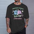 Protect Public Education Public Library Read Banned Books T-Shirt Gifts for Him