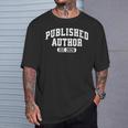Proud Published Author 2026 Mom Dad Vintage Poet Book Writer T-Shirt Gifts for Him Proud Published Author 2026 Mom Dad Vintage Poet Book Writer T-Shirt Gifts for Him