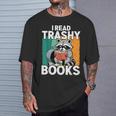 Raccoon Smutty Book Lover Spicy Romance Novels Women's T-Shirt Gifts for Him