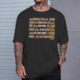 There Is No Such Thing Too Many Book National Library Week T-Shirt Gifts for Him