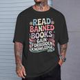 Read Banned Books Gain Forbidden Knowledge Book Enthusiasts T-Shirt Gifts for Him Read Banned Books Gain Forbidden Knowledge Book Enthusiasts T-Shirt Gifts for Him