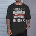 Read Banned Books Literary Rebel Style T-Shirt Gifts for Him Read Banned Books Literary Rebel Style T-Shirt Gifts for Him