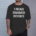 I Read Banned Books T-Shirt Gifts for Him