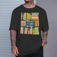 Read More Books Colorful Watercolor Reader T-Shirt Gifts for Him Read More Books Colorful Watercolor Reader T-Shirt Gifts for Him