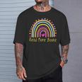 Read More Books English Teacher Rainbow T-Shirt Gifts for Him