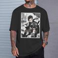 Read Books Fight Fascists Punk Girl T-Shirt Gifts for Him