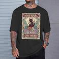Read Books Be Kind Stay Weird Cat Tarot Card Coffee Reading T-Shirt Gifts for Him