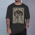 Read Books Be Kind Stay Weird Tarot Reaper Coffee Reading T-Shirt Gifts for Him