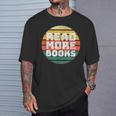 Read More Books Retro Vintage Book Lover T-Shirt Gifts for Him Read More Books Retro Vintage Book Lover T-Shirt Gifts for Him