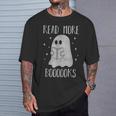 Read More Boooooks Cute Halloween Ghost Reading a Book T-Shirt Gifts for Him Read More Boooooks Cute Halloween Ghost Reading a Book T-Shirt Gifts for Him