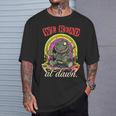 We Read At Dawn Frog Grimoire Book T-Shirt Gifts for Him