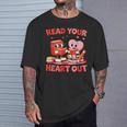 Read Your Heart Out Valentine Reading Book Girl Kid Teacher T-Shirt Gifts for Him Read Your Heart Out Valentine Reading Book Girl Kid Teacher T-Shirt Gifts for Him