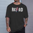 Read Rock N Roll Reading Rock Star Books Lover T-Shirt Gifts for Him