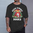 Read S'More Books Camping Marshmallow Outdoor Reading T-Shirt Gifts for Him