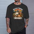Read S'More Books Cute Campfire Reading Book Lovers Camping T-Shirt Gifts for Him