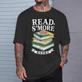 Read S'More Books Marshmallow Reading Smores T-Shirt Gifts for Him Read S'More Books Marshmallow Reading Smores T-Shirt Gifts for Him