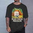 Read S'More Books Pun Camping Nature Lover T-Shirt Gifts for Him