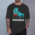 Readasaurus Reading Dinosaur Bookworm Book Reader Meme T-Shirt Gifts for Him Readasaurus Reading Dinosaur Bookworm Book Reader Meme T-Shirt Gifts for Him