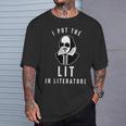Reader Bookworm Reading Literature Book Poem Books T-Shirt Gifts for Him