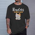 Readers Gonna Read Cat & Book Lover T-Shirt Gifts for Him