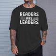 Readers Are Leaders Book Lover T-Shirt Gifts for Him Readers Are Leaders Book Lover T-Shirt Gifts for Him