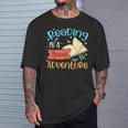 Reading Adventure Librarian Bookworm Book Lover T-Shirt Gifts for Him Reading Adventure Librarian Bookworm Book Lover T-Shirt Gifts for Him