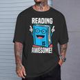 Reading Is Awesome Book Nerd Librarian T-Shirt Gifts for Him Reading Is Awesome Book Nerd Librarian T-Shirt Gifts for Him