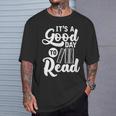 Reading Book Reader Bookworm Librarian Teacher Student Men Women T-Shirt Gifts for Him