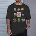 Reading Books Bookworm Book Readers Bookworm T-Shirt Gifts for Him