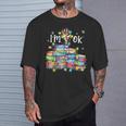 Reading Books I'm Ok National Book Lovers Lights Christmas T-Shirt Gifts for Him Reading Books I'm Ok National Book Lovers Lights Christmas T-Shirt Gifts for Him