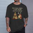 Reading Christmas Tree Book– Reading 6 7 Meme T-Shirt Gifts for Him Reading Christmas Tree Book– Reading 6 7 Meme T-Shirt Gifts for Him