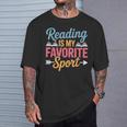 Reading Is My Favorite Sport Book Lover Saying T-Shirt Gifts for Him Reading Is My Favorite Sport Book Lover Saying T-Shirt Gifts for Him